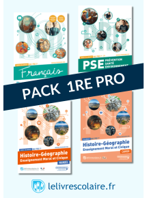 Pack 1re Bac pro - Manuels Numériques Premium (3 manuels et 1 cahier) - 5 ans